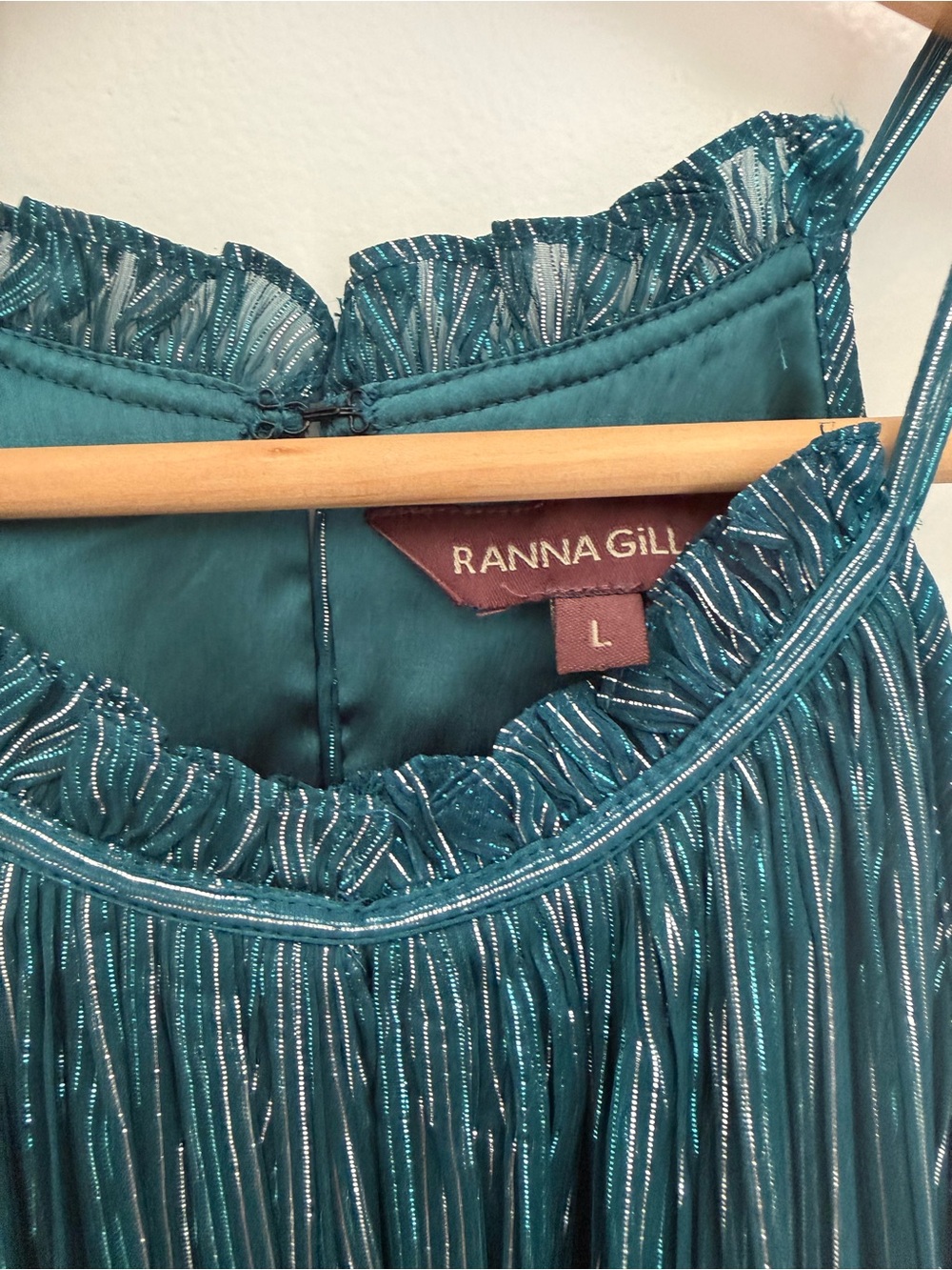 Celestial Halter Gown by Ranna Gill - Picture 6 of 10